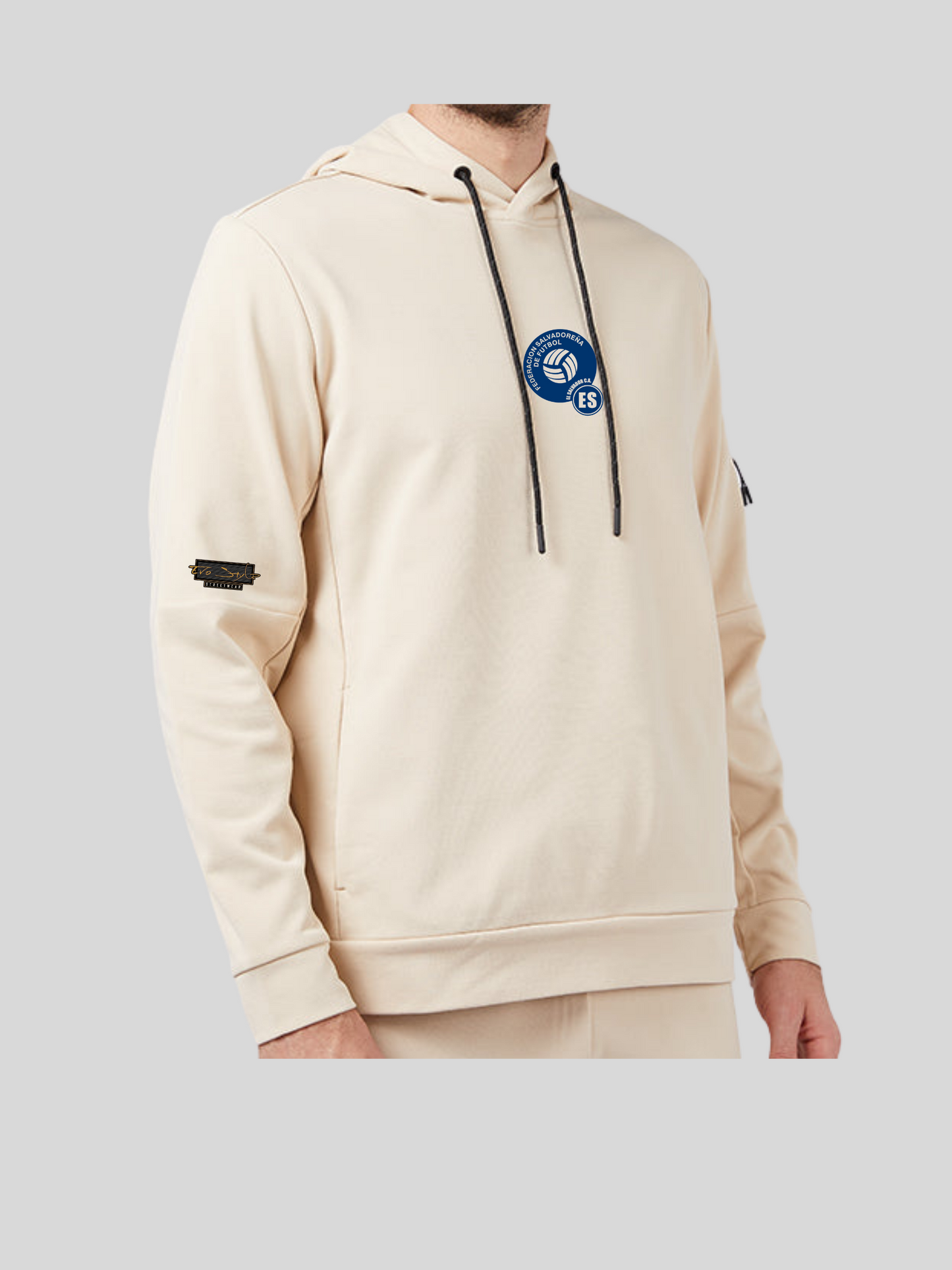 El Salvador Beige Hoodie