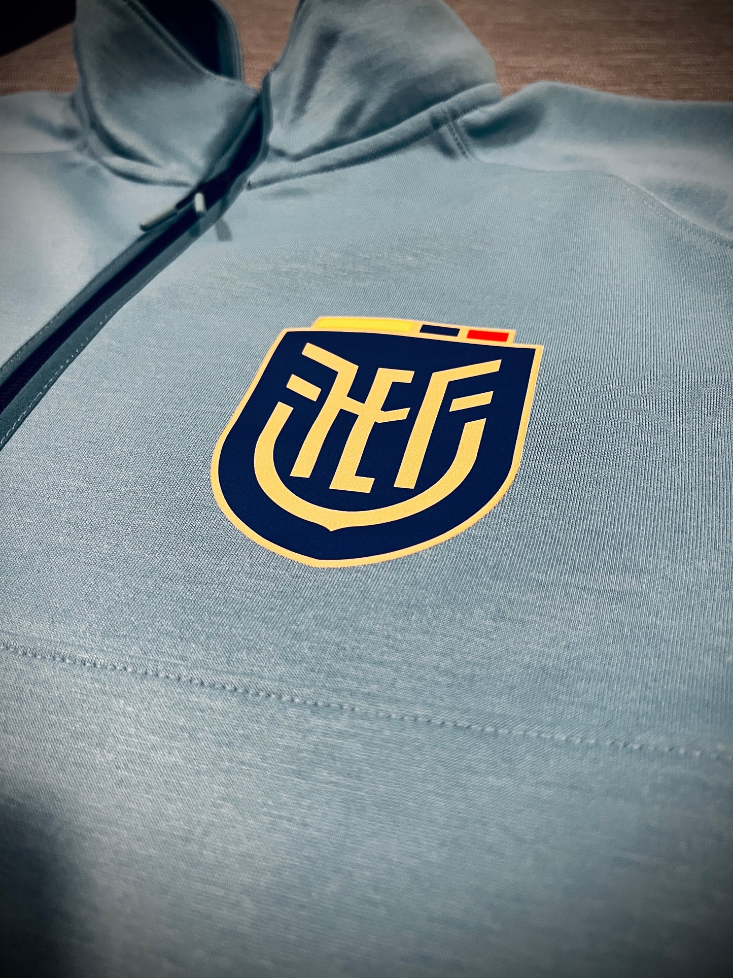 Ecuador 3/4 Zip Light Blue