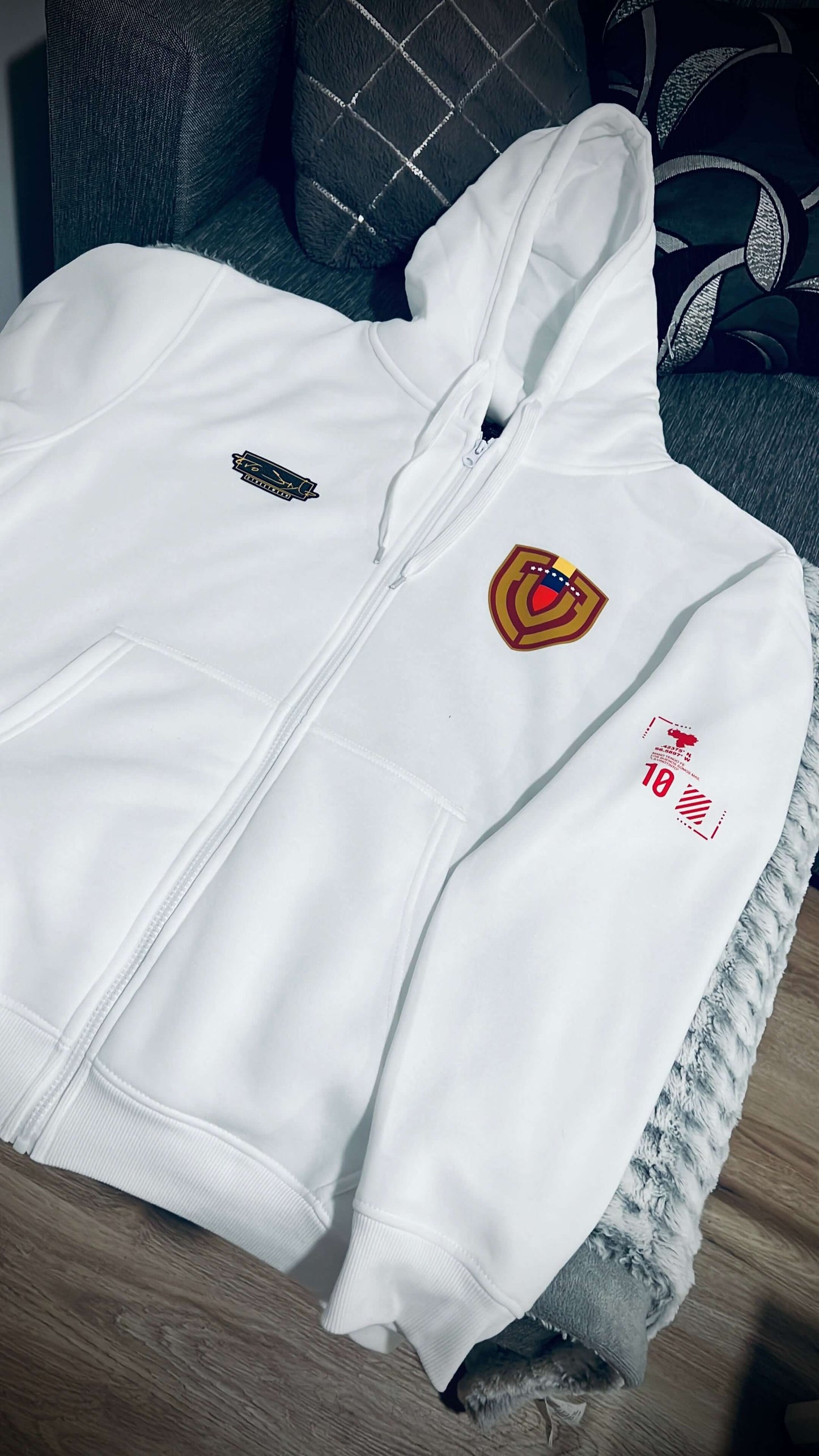Venezuela White HOODIE