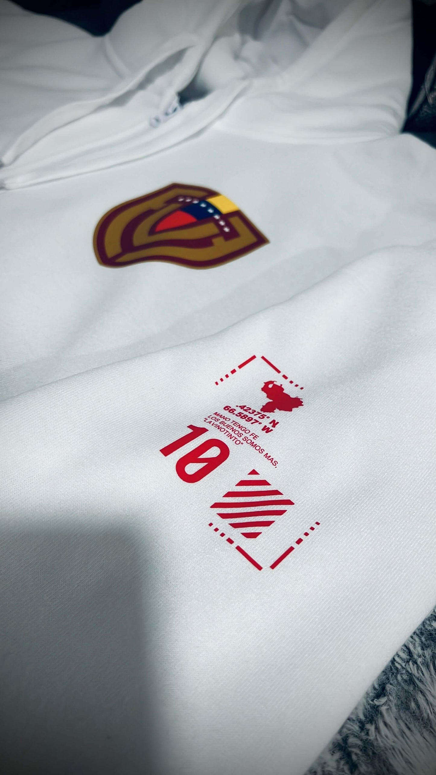 Venezuela White HOODIE