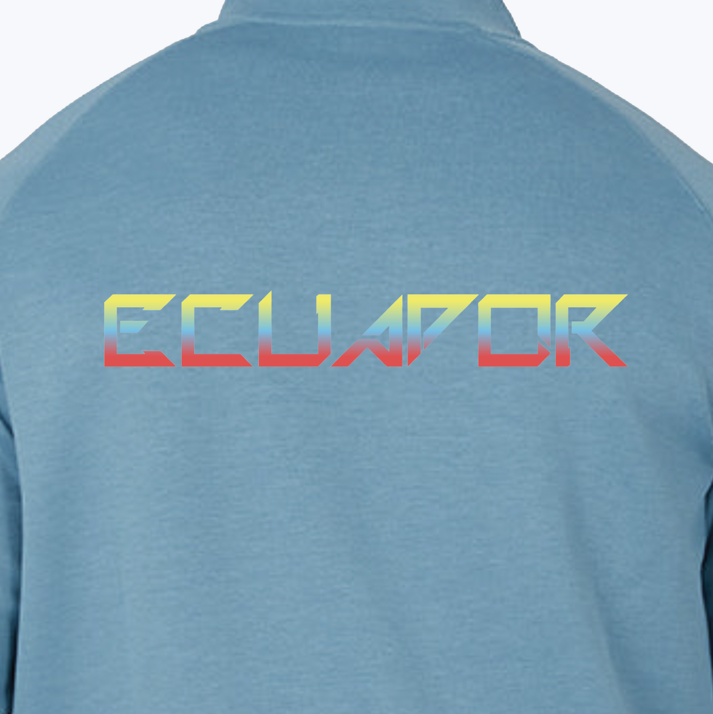 Ecuador 3/4 Zip Light Blue
