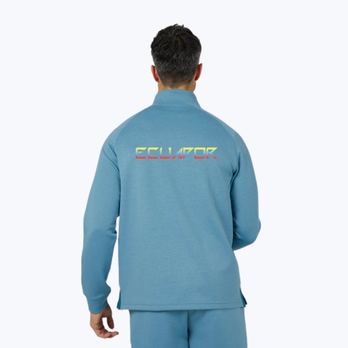 Ecuador 3/4 Zip Light Blue