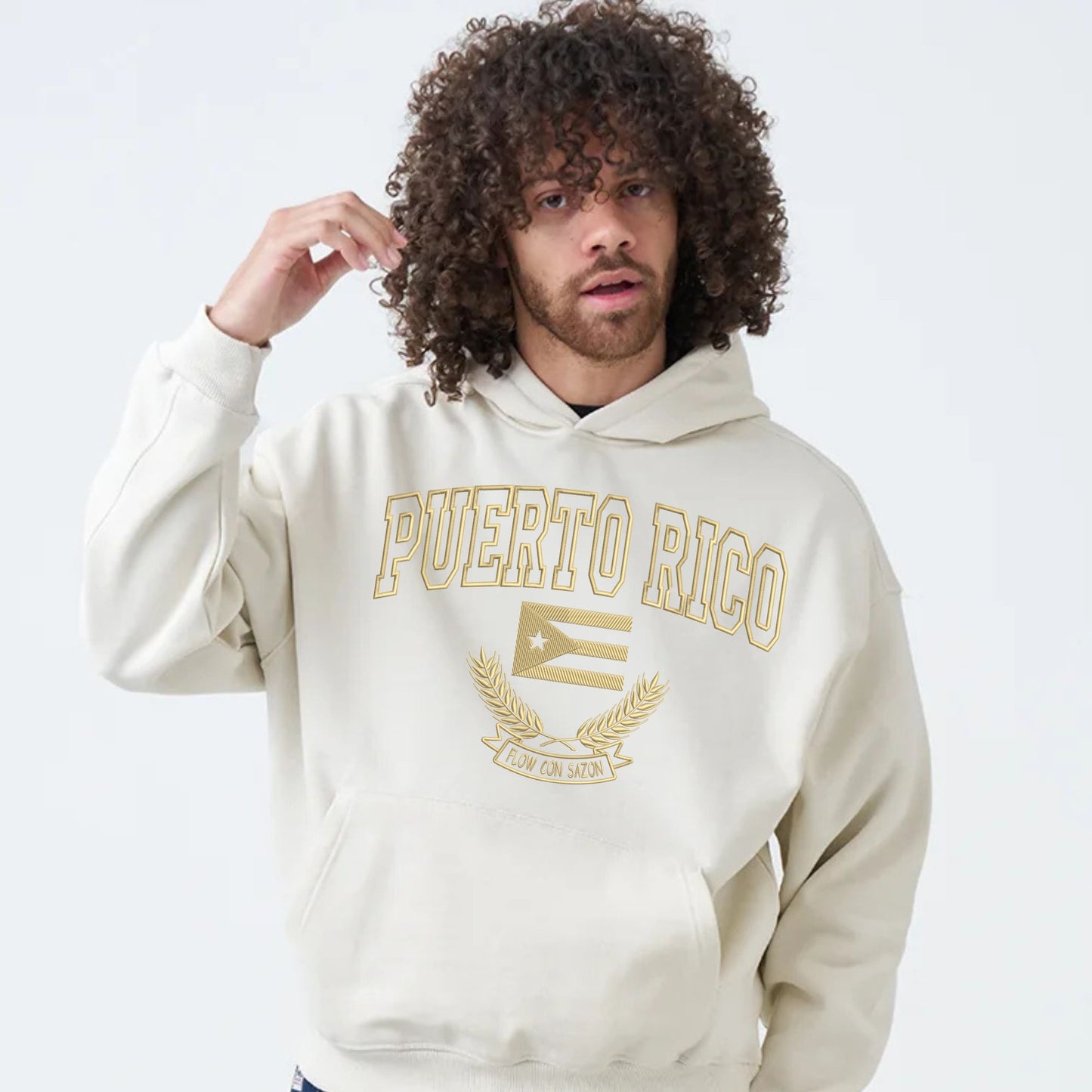 🇵🇷 Flow con Sazón Hoodie – Caribbean Street Style