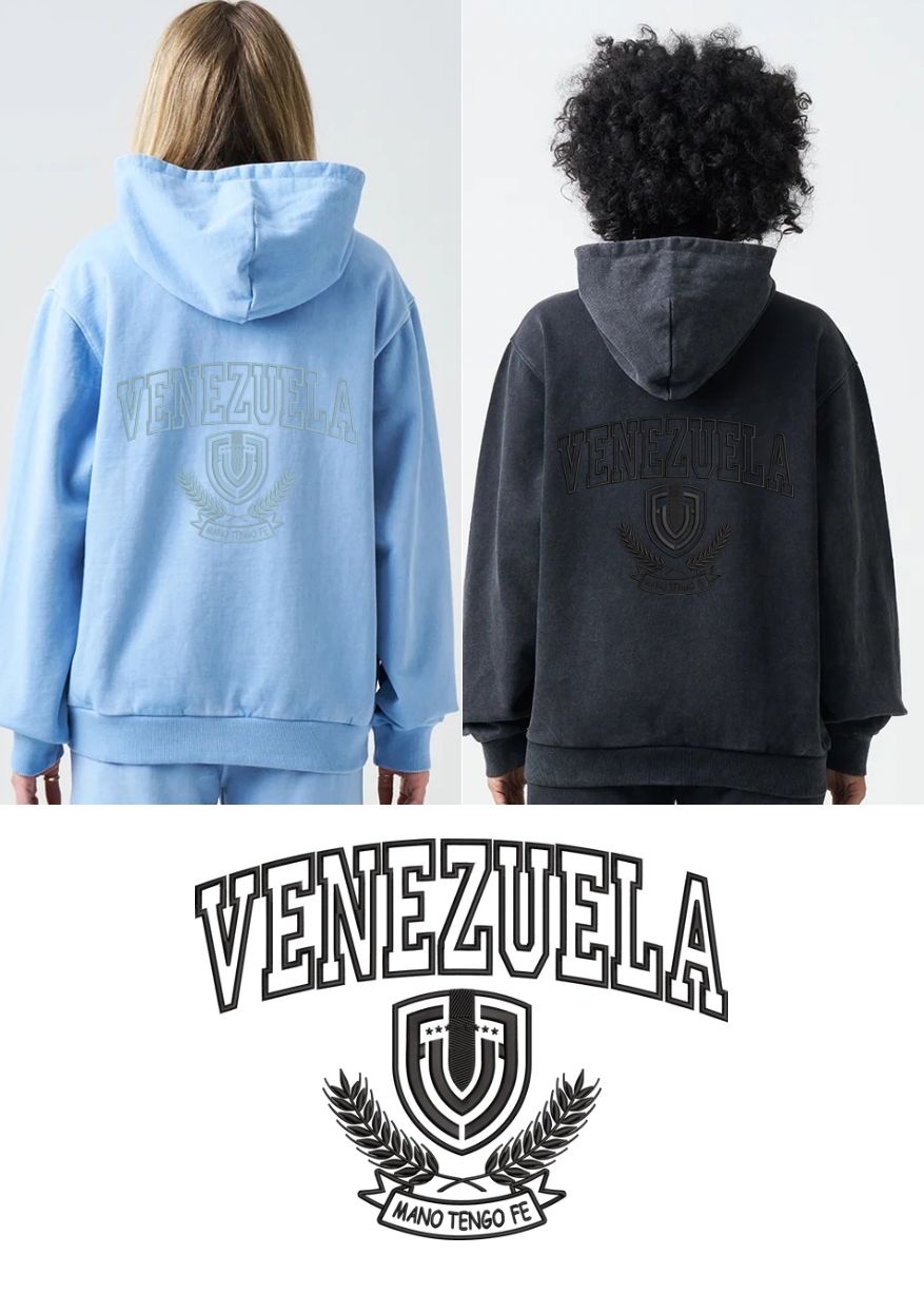 🇻🇪 Mano Tengo Fe Hoody – Venezuelan Hope Edition